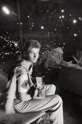 #41 Private Robert Scullion with his Purple Heart at Anzio, 1944.