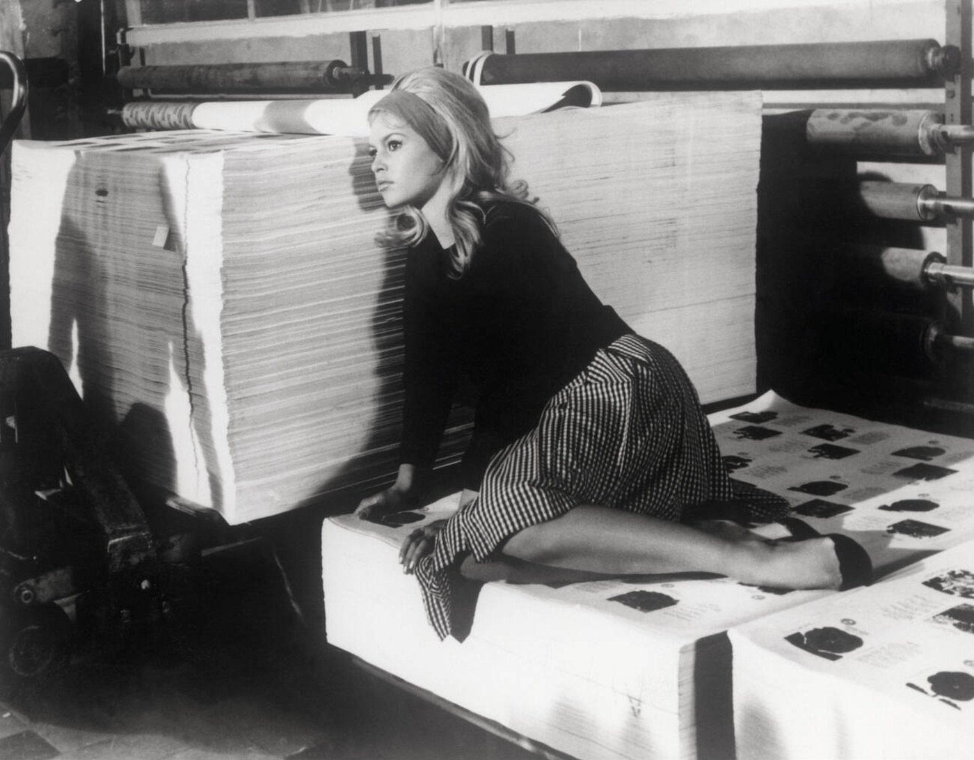 Brigitte Bardot in Jean-Luc Godard’s ‘Contempt’, 1963.