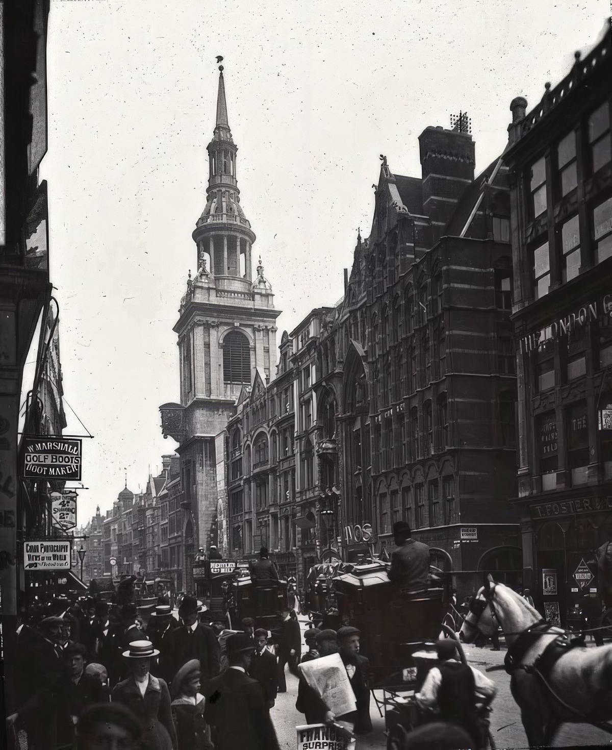 #13 St Mary le Bow, Cheapside, 1910