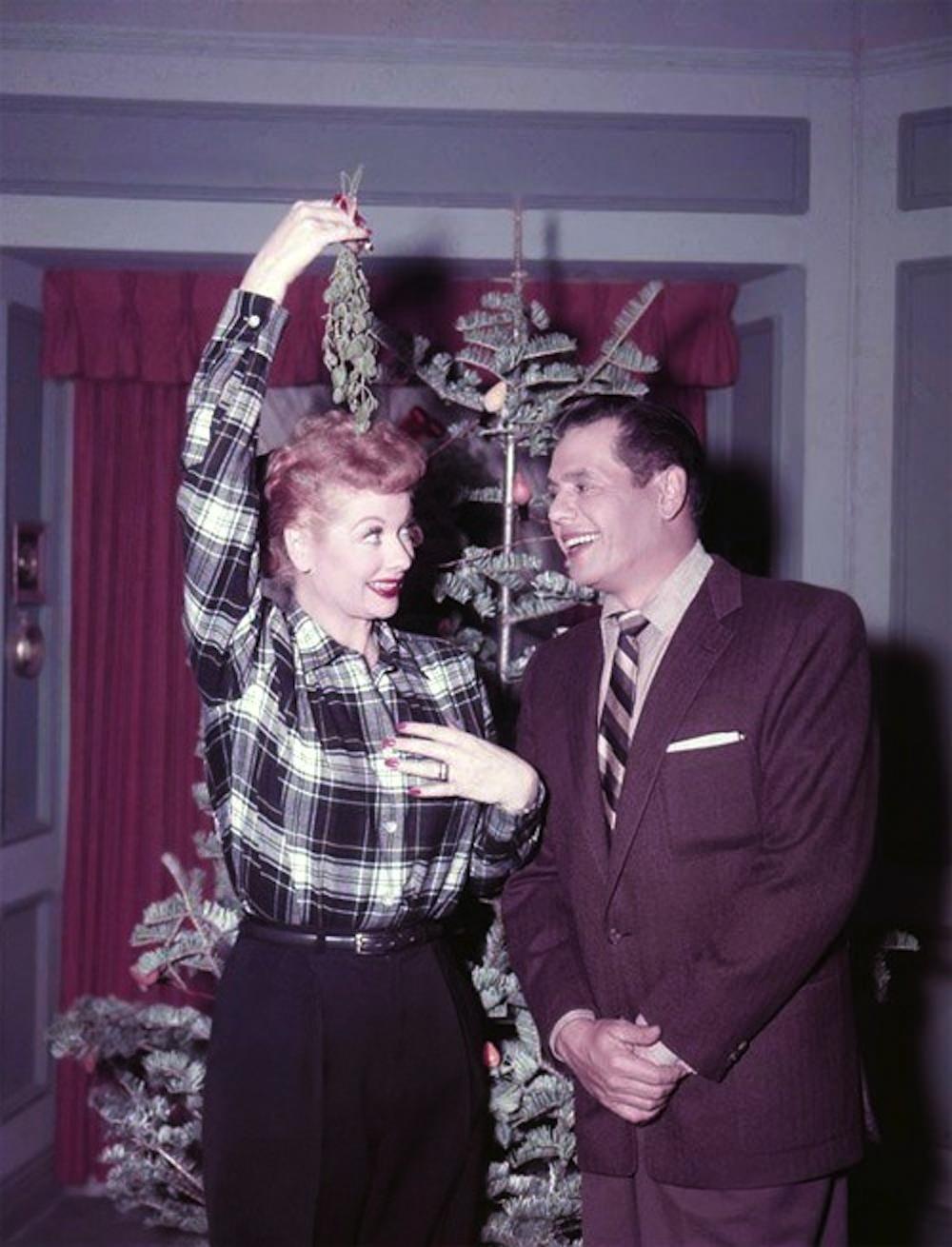 Publicity photo for “I Love Lucy Christmas Show,” 1956.
