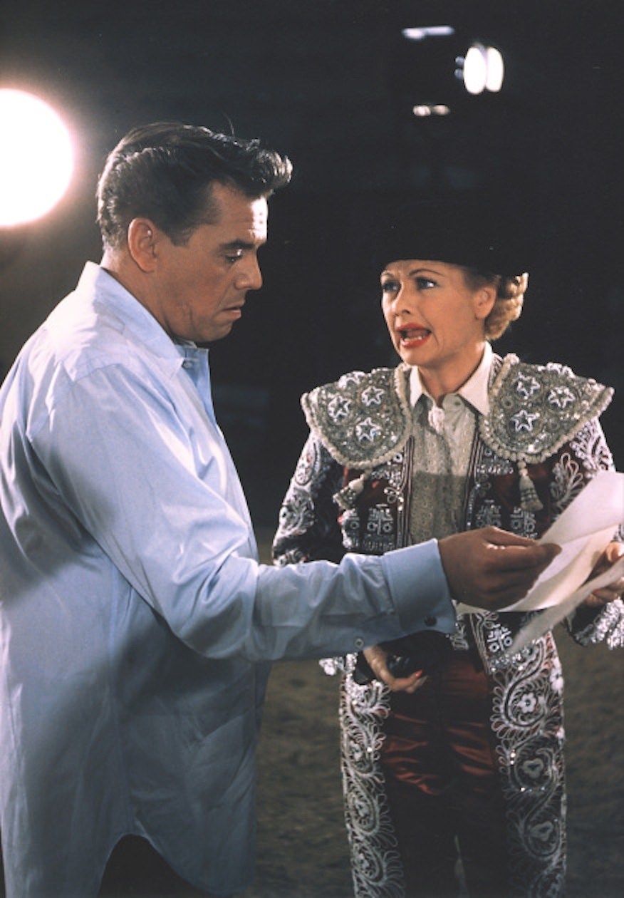 Behind the scenes of “Lucy Goes to Mexico,” ‘ I Love Lucy’ , 1958.