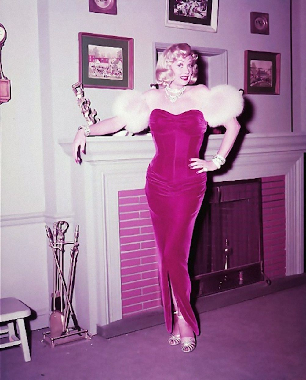 Lucy as Marilyn Monroe in “Ricky’s Movie Offer,” ‘ I Love Lucy’ , 1954.