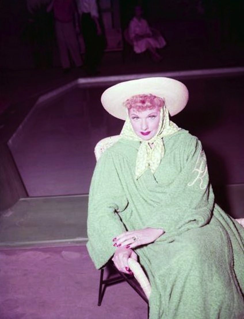 From the “In Palm Springs” episode of ‘ I Love Lucy’ , 1955.