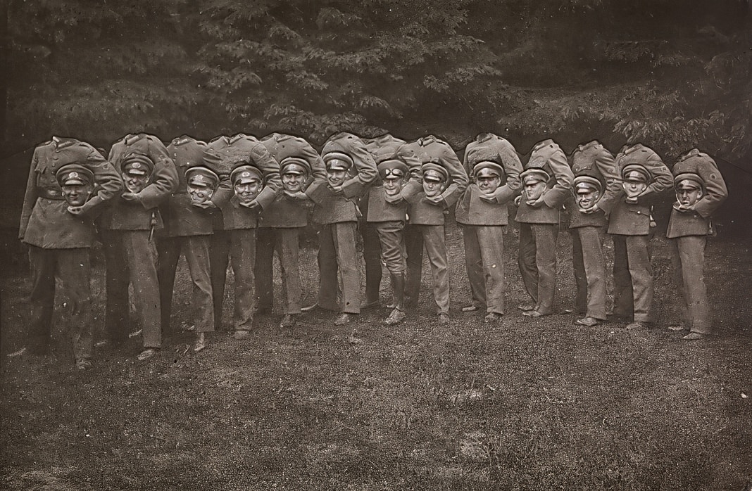 Group of Thirteen Decapitated Soldiers, 1910