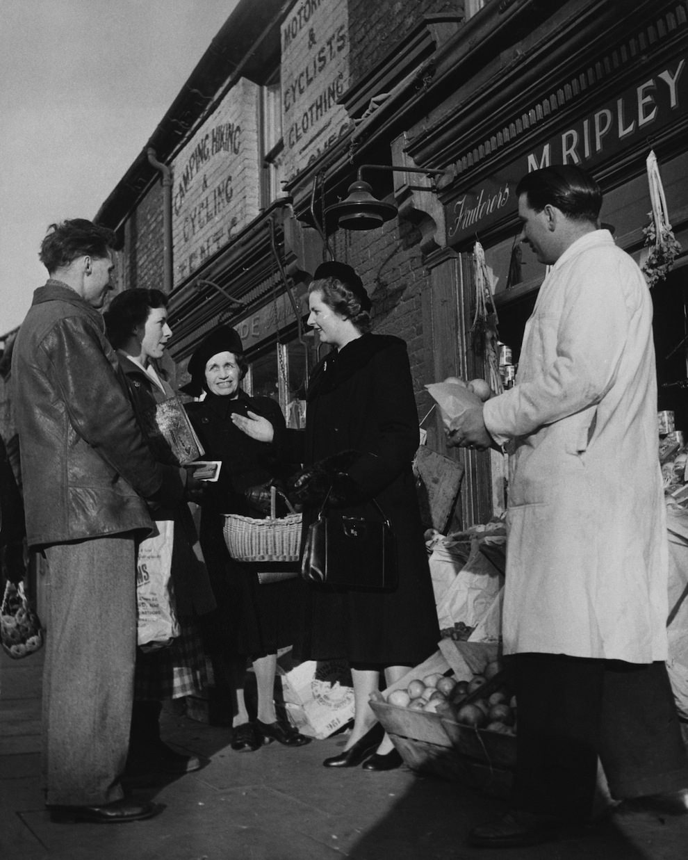 #5 Aged 25. Meeting potential constituents.