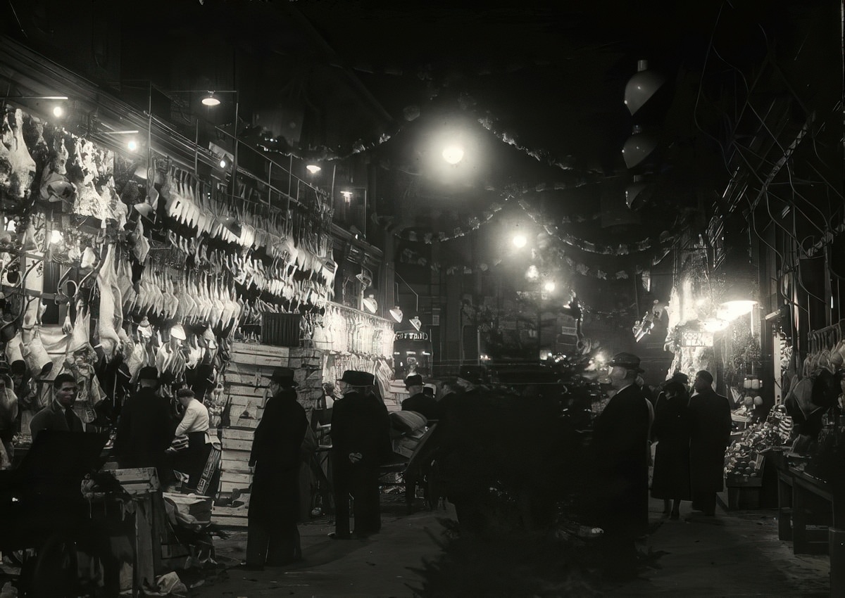 #9 Leadenhall Market, Christmas 1935