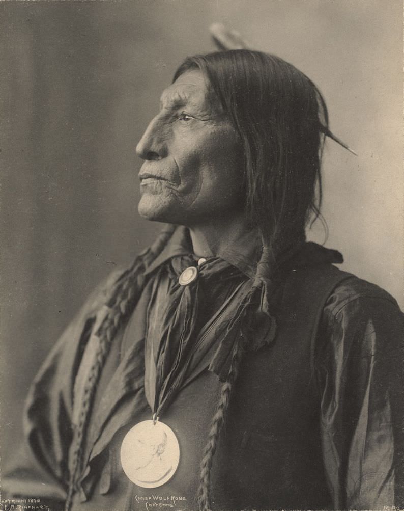 #36 Chief Wolf Robe, Cheyenne.
