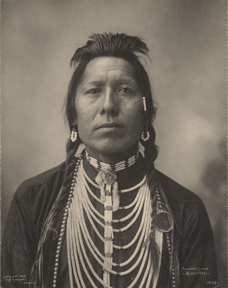 #59 Thunder Cloud, Blackfeet.