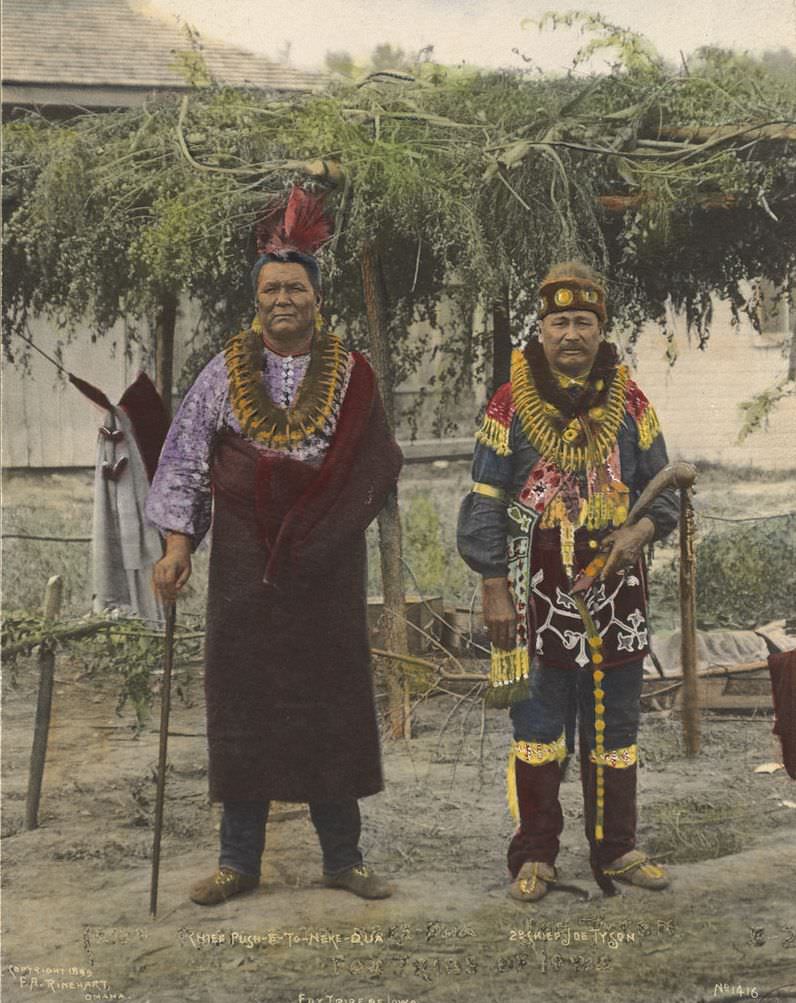 #89 Chief Push-E-To-Neke-Qua, Chief Joe Tyson, Fox Tribe of Iowa.
