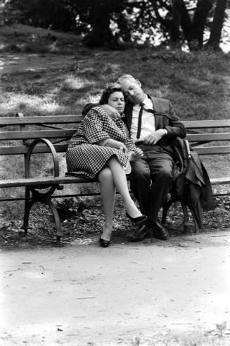 #23 Couple on a bench, Central Park, 1961