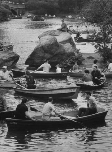 #7 Rowers on ‘the lake’ in Central Park, 1961