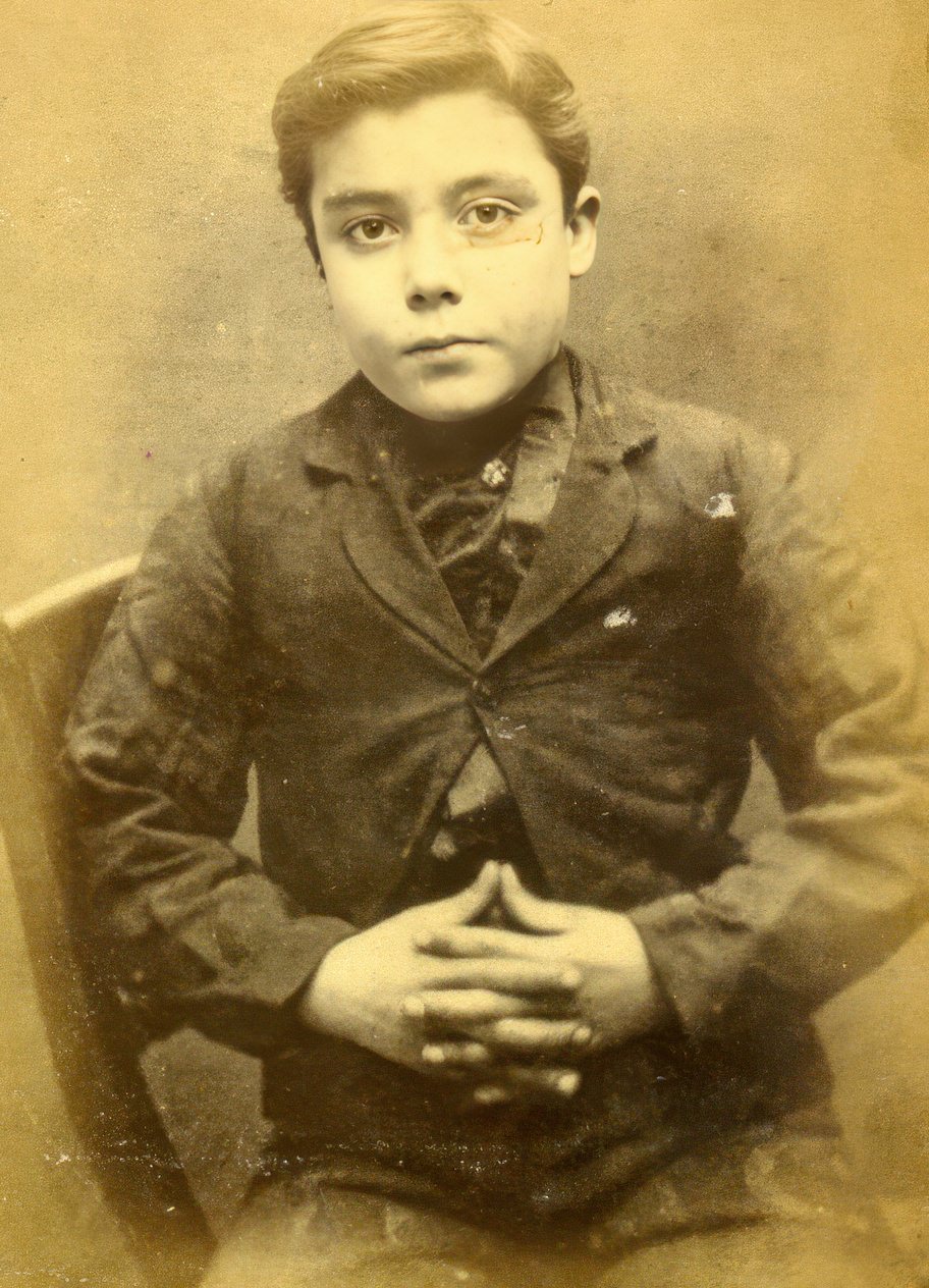 #25 At 12, Henry Leonard Stephenson was convicted of breaking into houses and was sentenced to two months in prison.