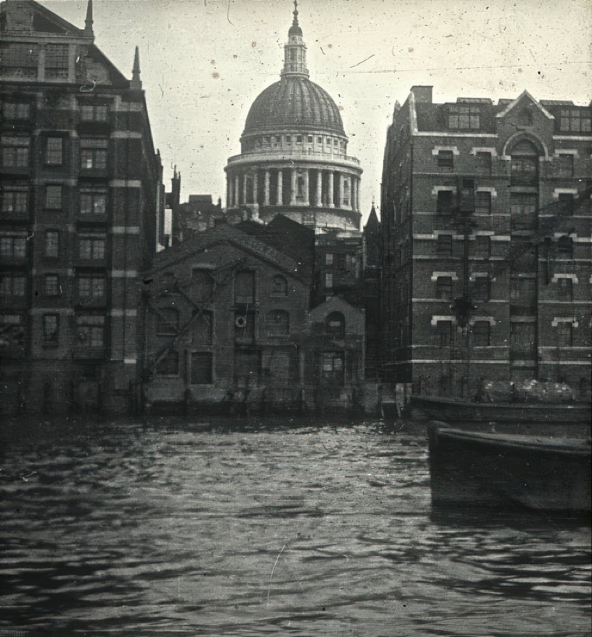 #13 St. Paul’s Cathedral from Bankside, 1920s