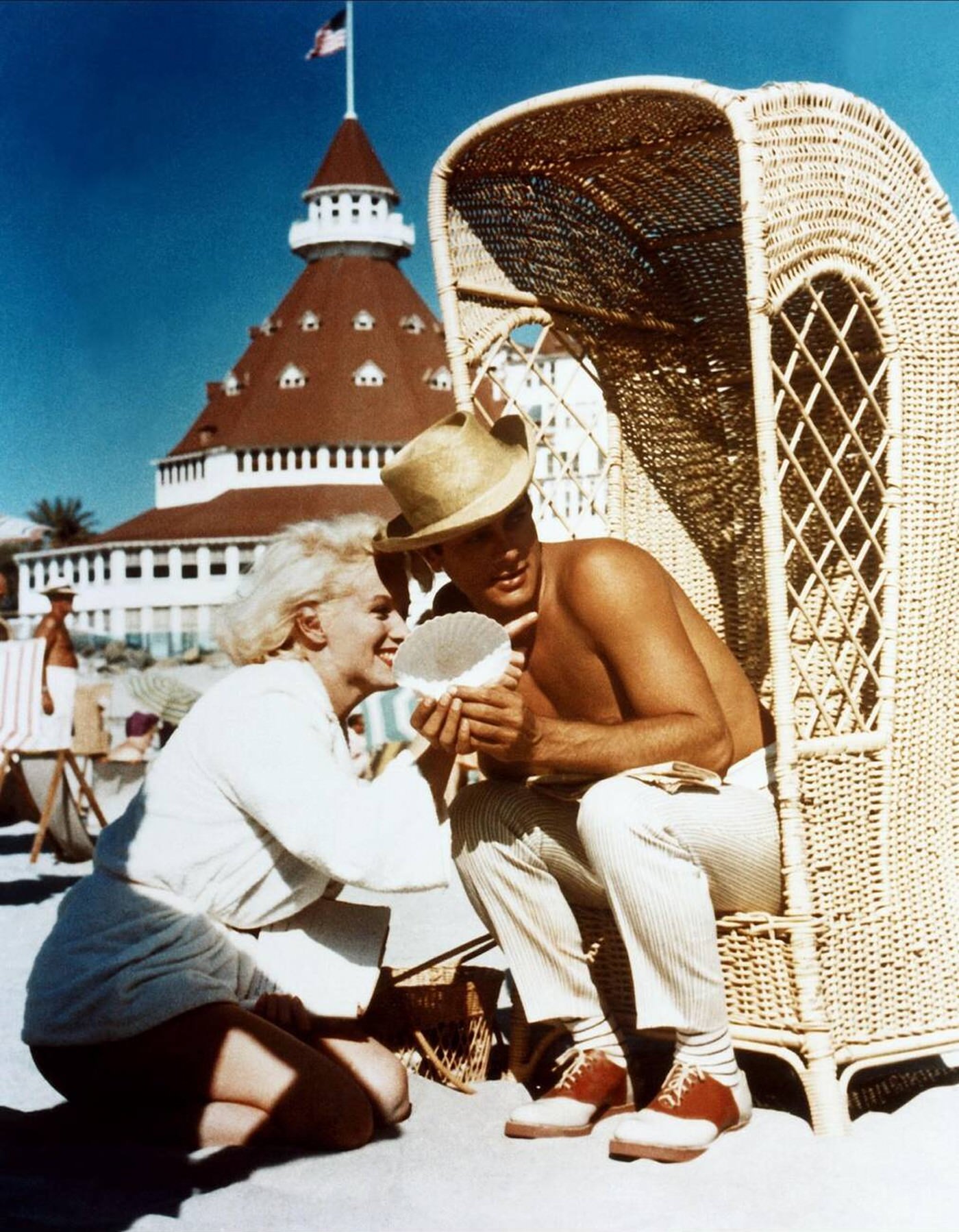 Marilyn Monroe, Tony Curtis in ‘Some Like It Hot’, 1959.