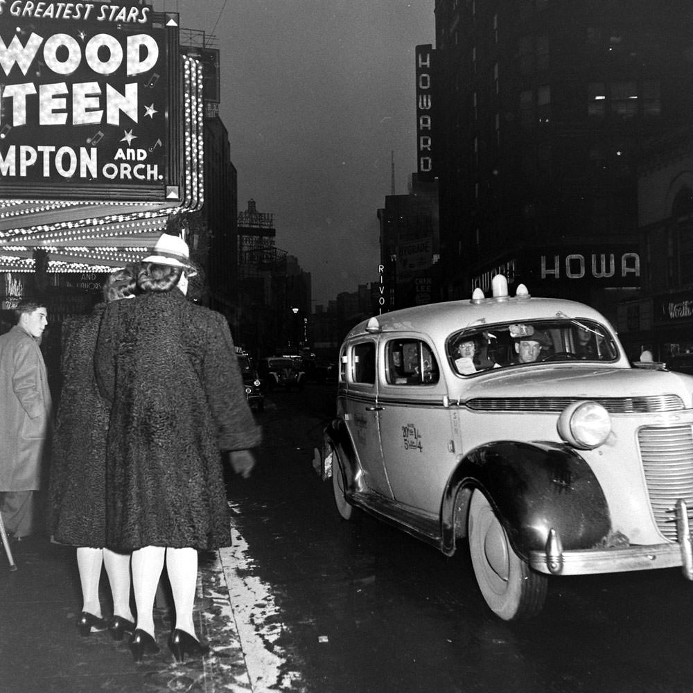 #2 Scene in New York City, 1944.