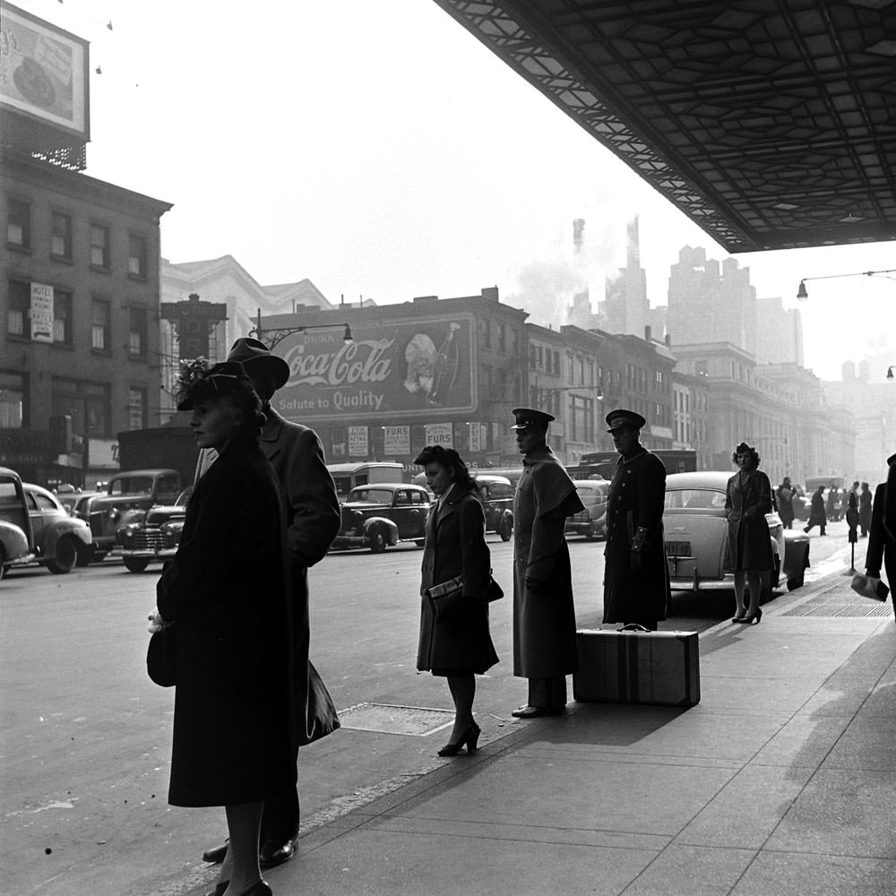 #3 Scene in New York City, 1944.