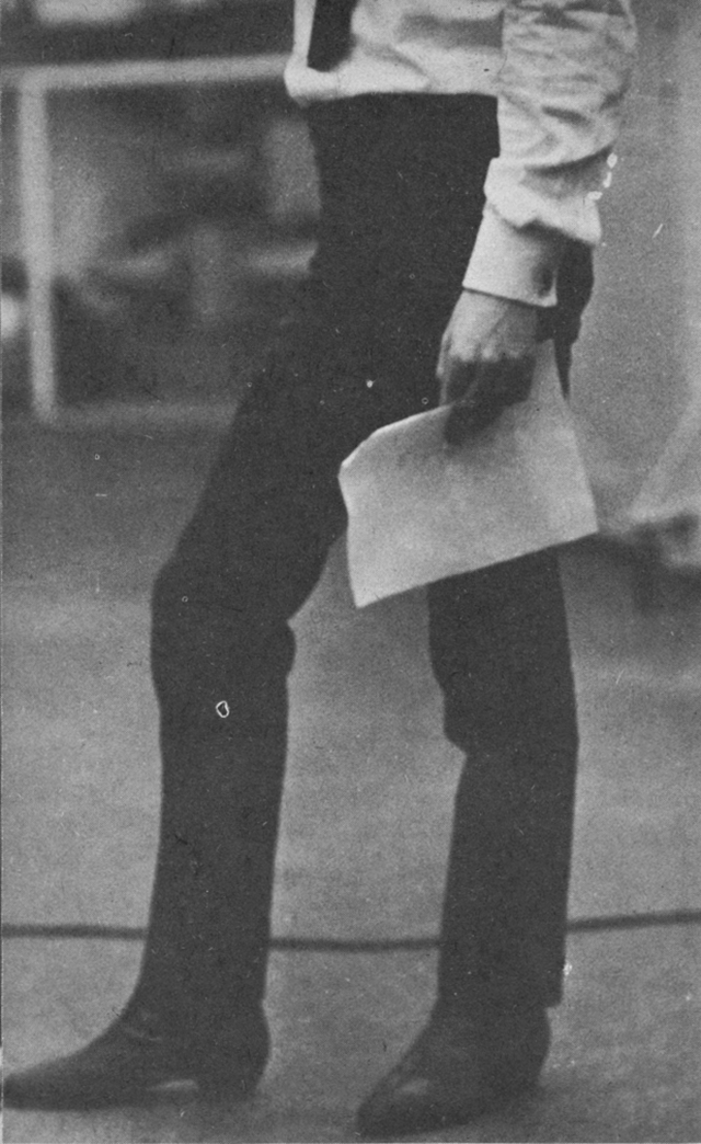 An unidentified person.