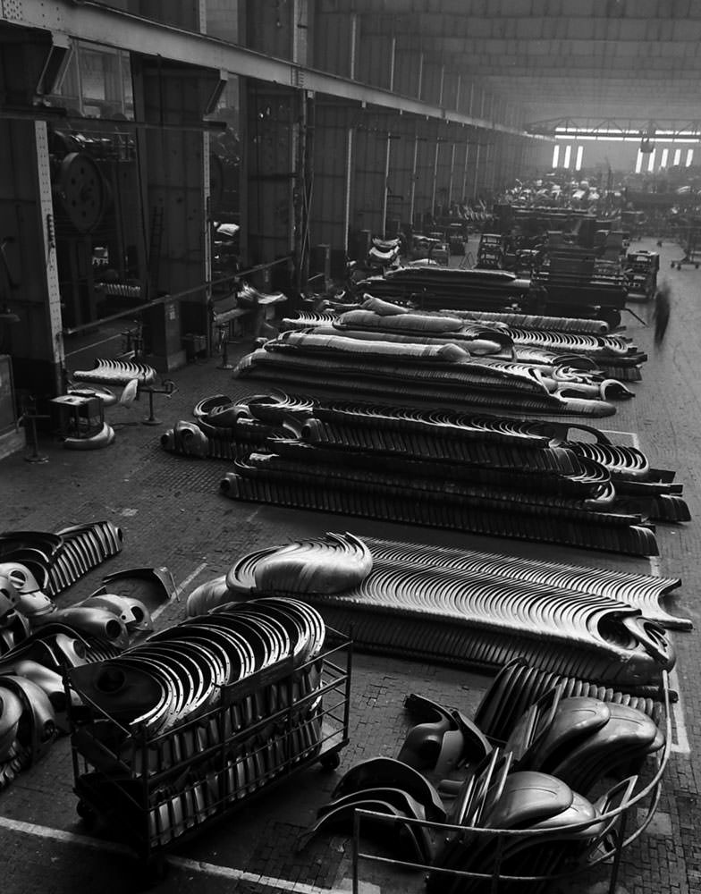 A Look Inside the Volkswagen’s Main Plant in Wolfsburg, Germany in 1951 Vehicles &; Transportation