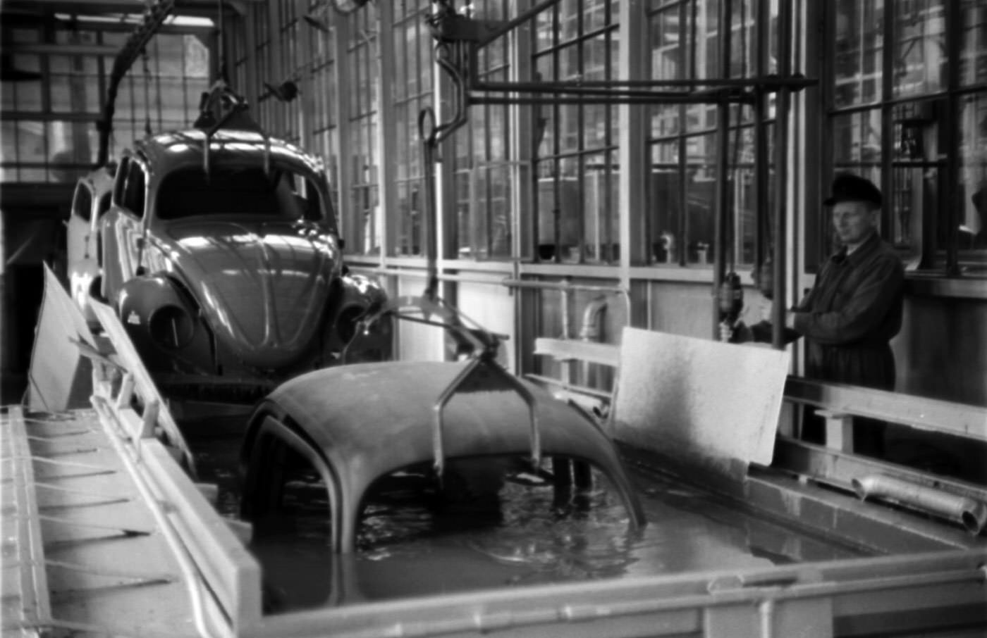 A Look Inside the Volkswagen’s Main Plant in Wolfsburg, Germany in 1951 Vehicles &; Transportation