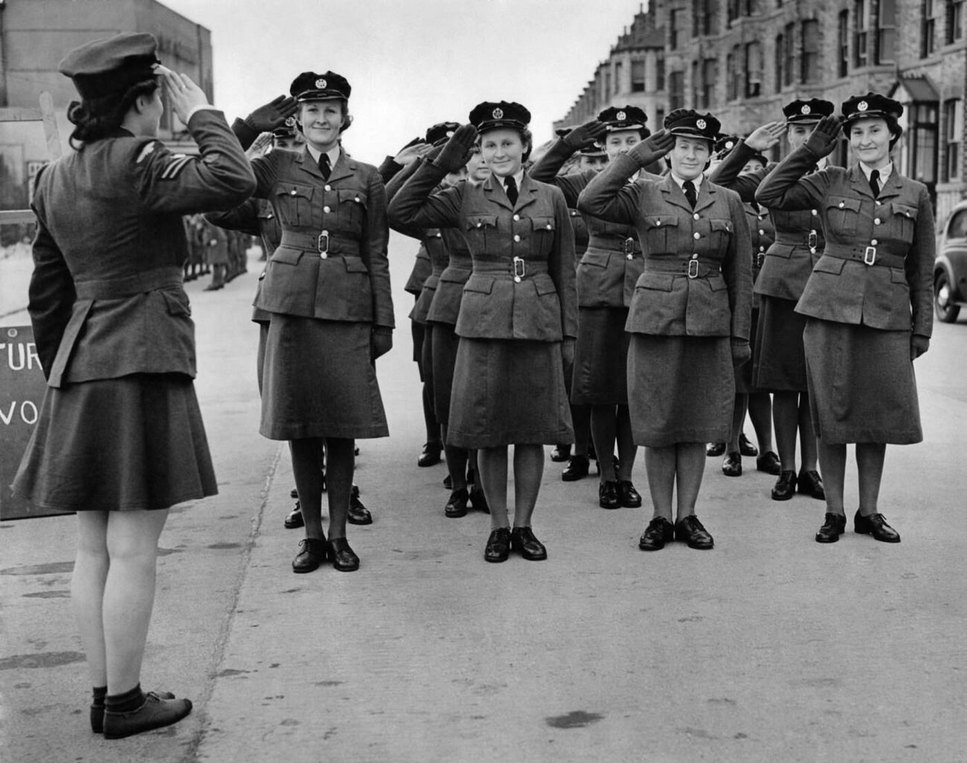 #117 Polish women joining the WAAF, World War II