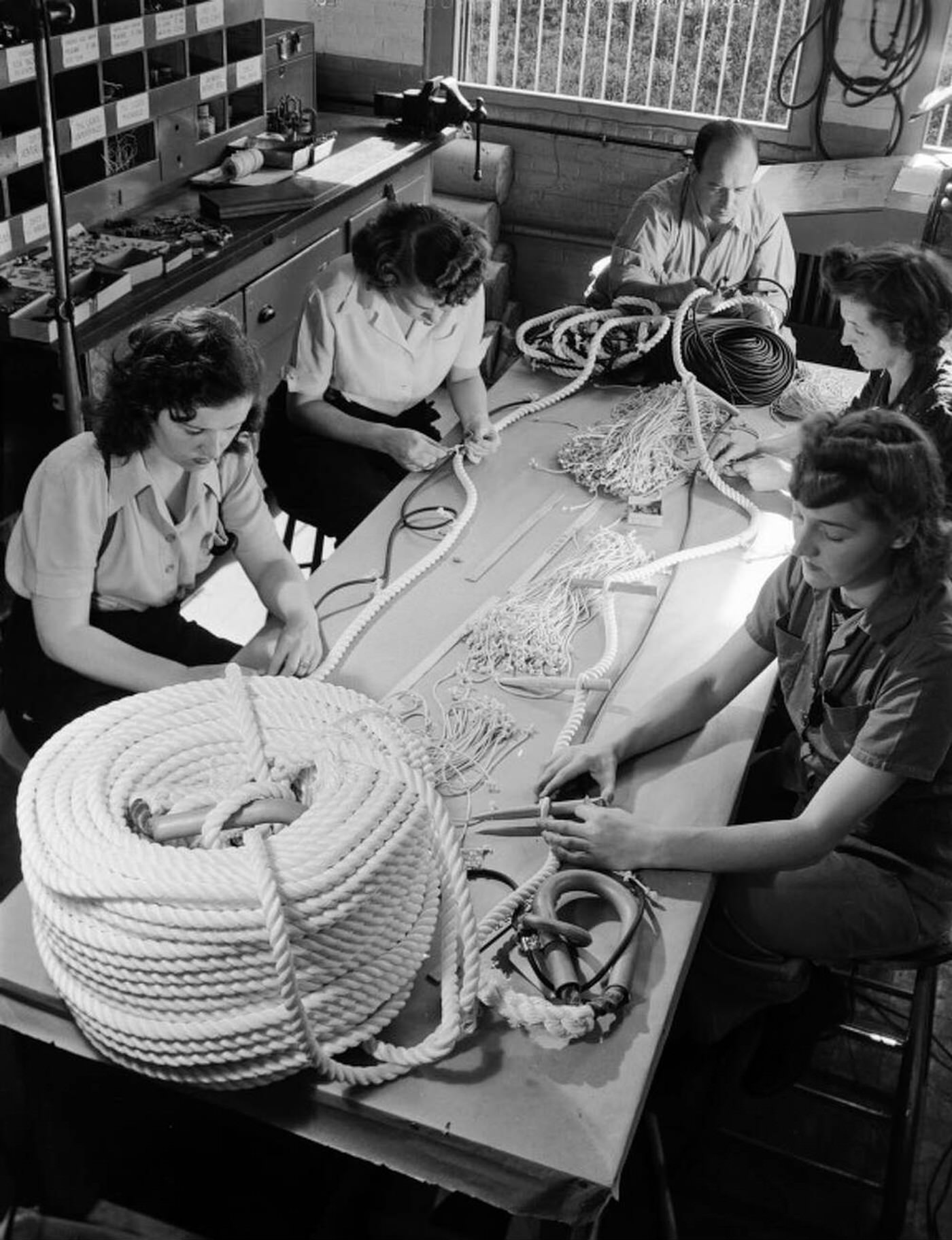 #135 Women working at General Aircraft Company, World War II