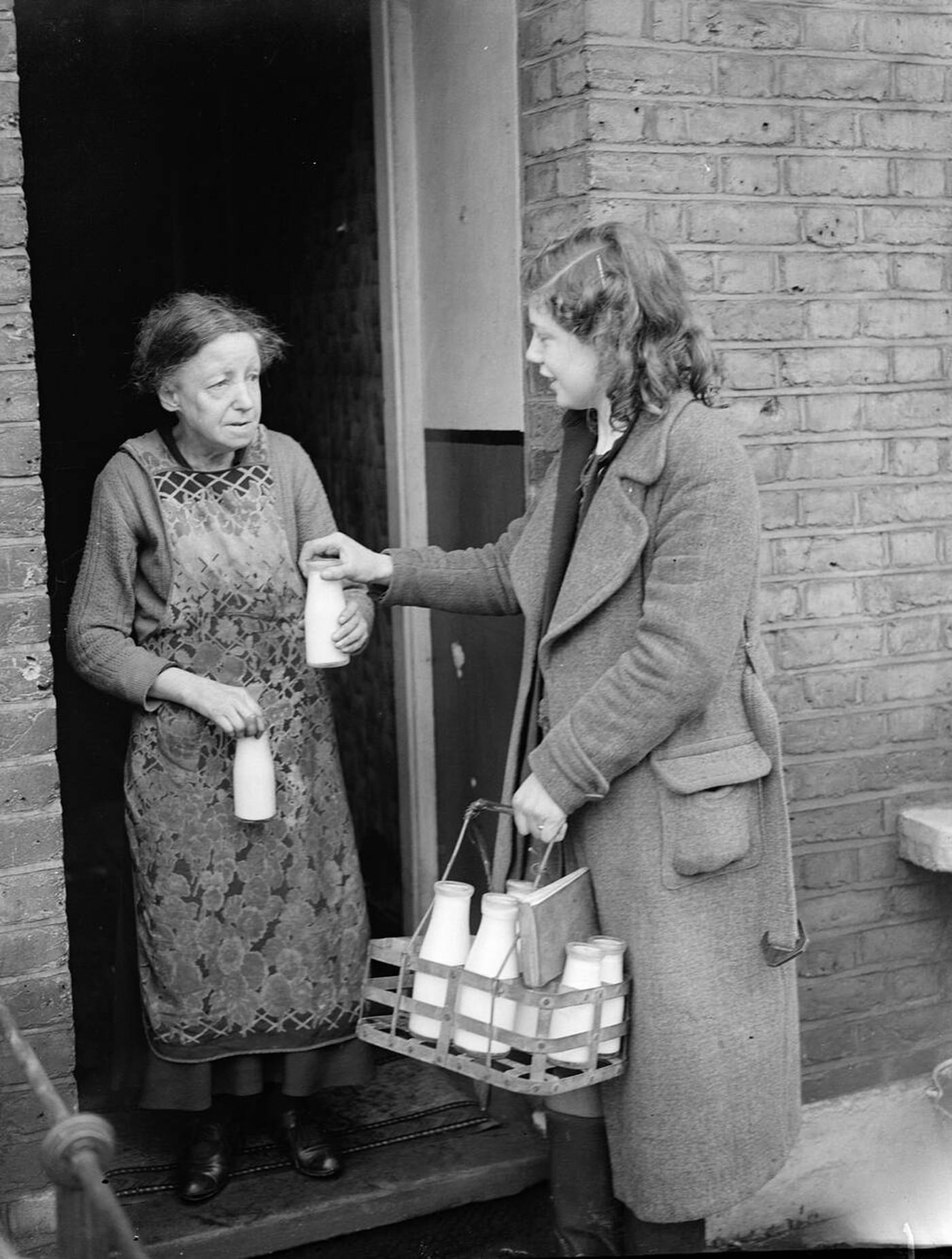 #148 Rose Brown, a teenage milkwoman, 1941