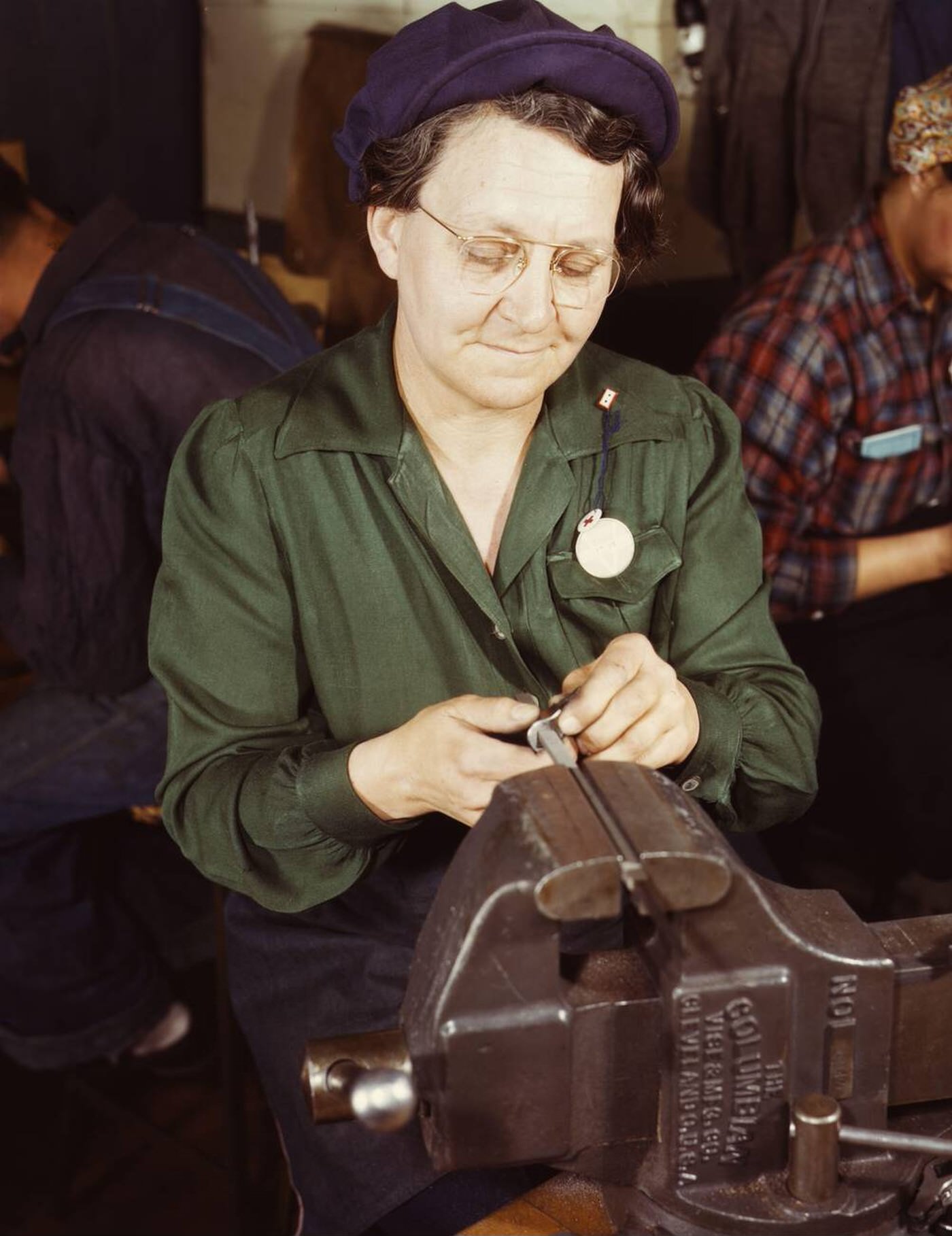 #162 War production worker at Vilter Manufacturing, World War II