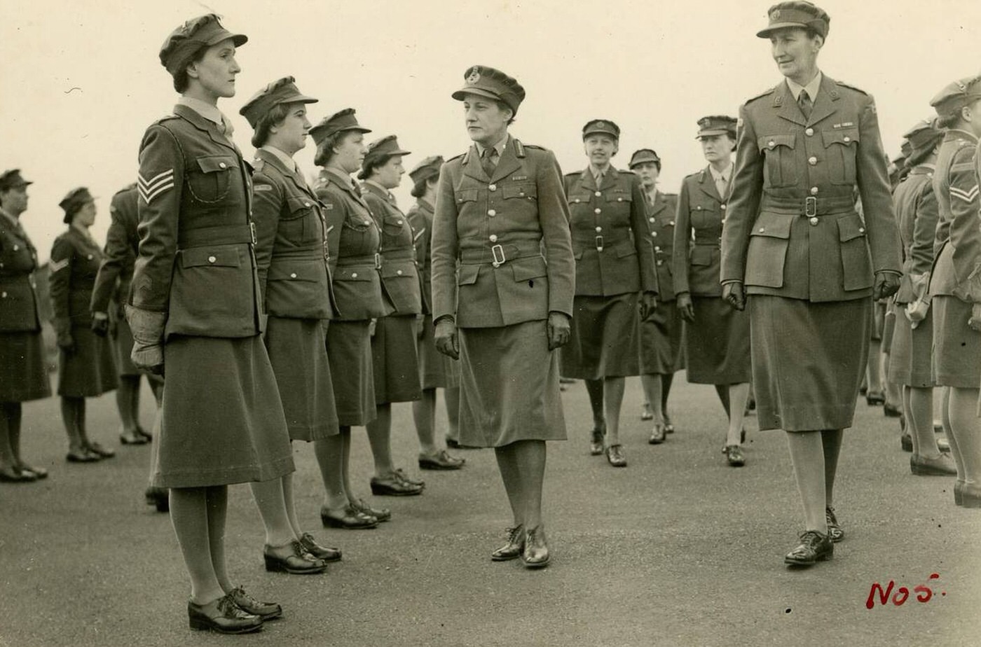 #168 ATS & Women’s Transport Service inspection, 1940