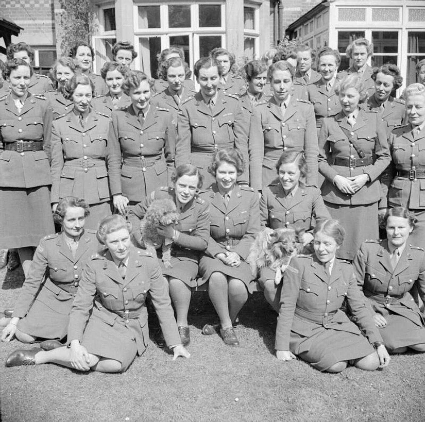 #175 ATS volunteers including Princess Elizabeth, World War II