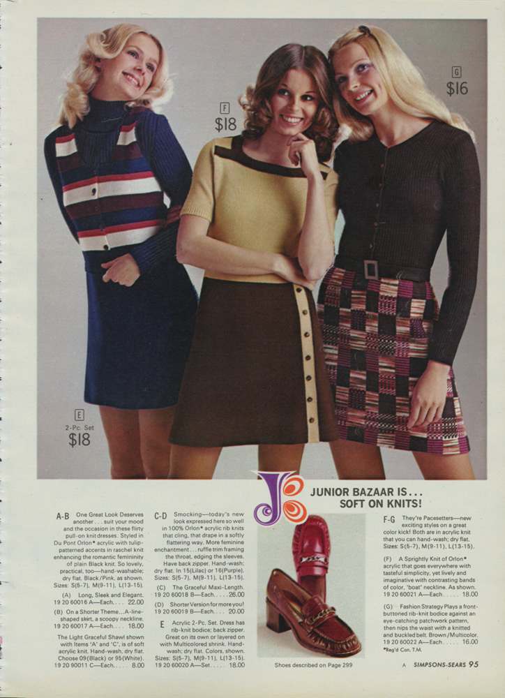 A 1972 Women’s Fashion Catalog: A Snapshot of Fall/Winter Styles, From the Popularity of Purple to Mini-Skirts and th