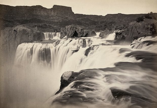#25 The view across Shoshone Falls, Snake River, Idaho. Taken in 1874.