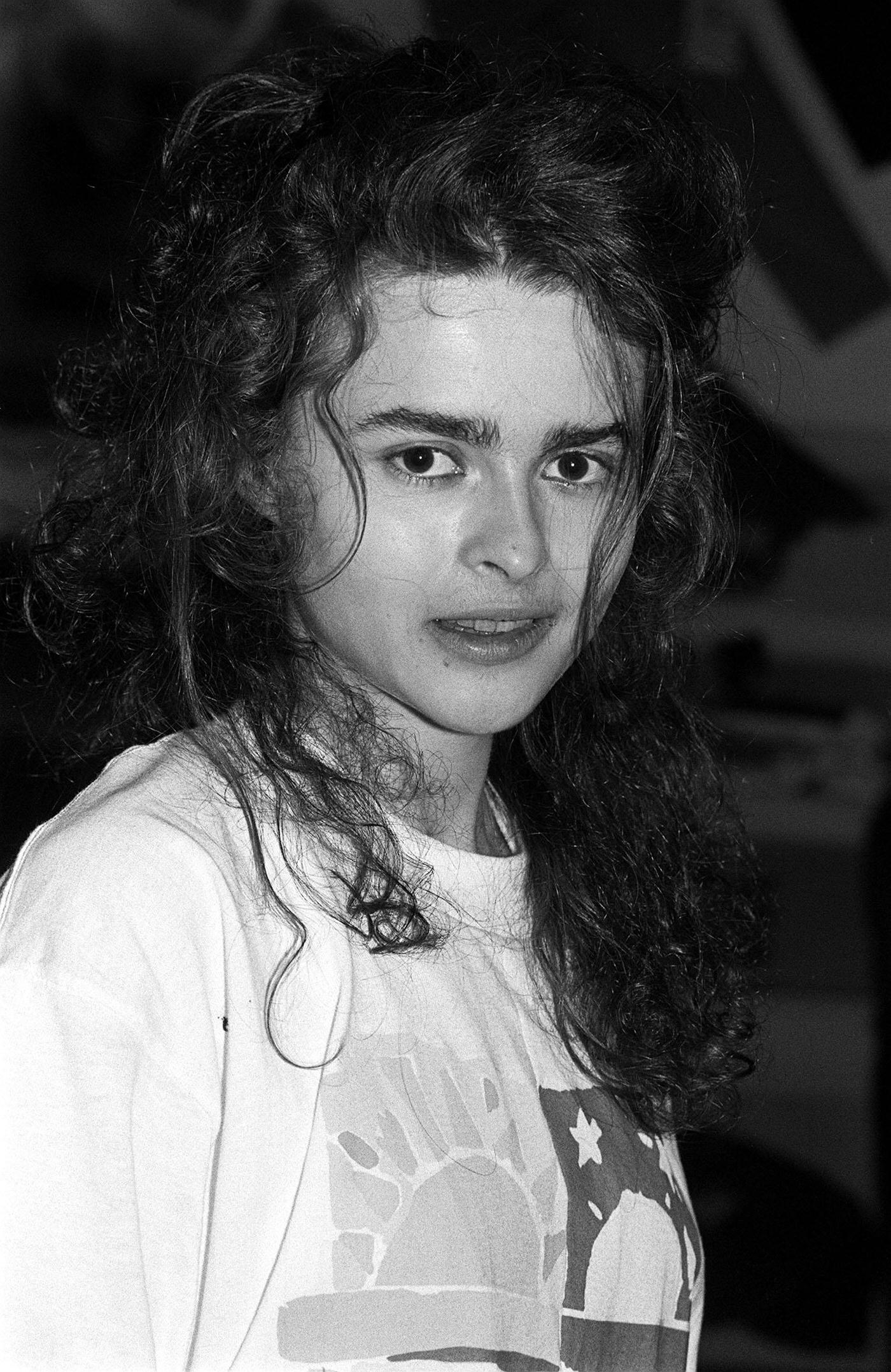 Helena Bonham Carter, star of ‘A Room with a View’ and ‘Lady Jane Grey’, 1988.