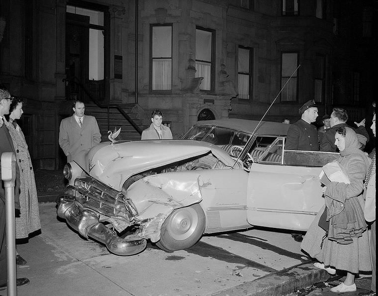 Driving Dangers: Vintage photos of Car Accidents in the 1940s Vehicles &; Transportation