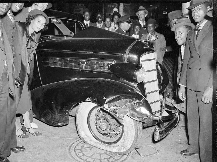 Driving Dangers: Vintage photos of Car Accidents in the 1940s Vehicles &; Transportation