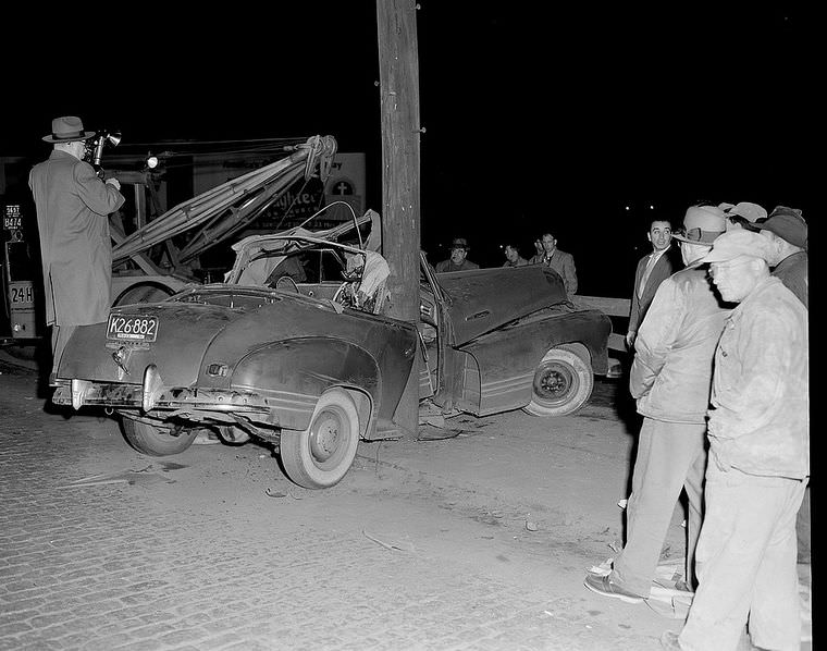 Driving Dangers: Vintage photos of Car Accidents in the 1940s Vehicles &; Transportation