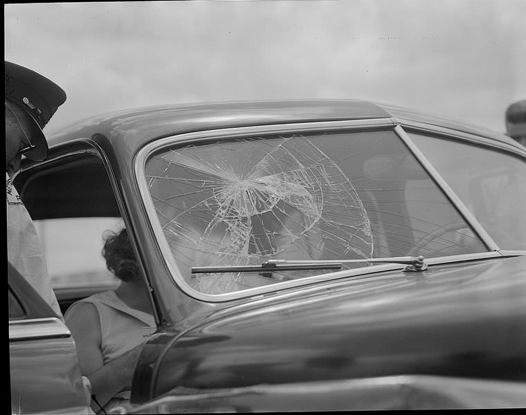 Driving Dangers: Vintage photos of Car Accidents in the 1940s Vehicles &; Transportation