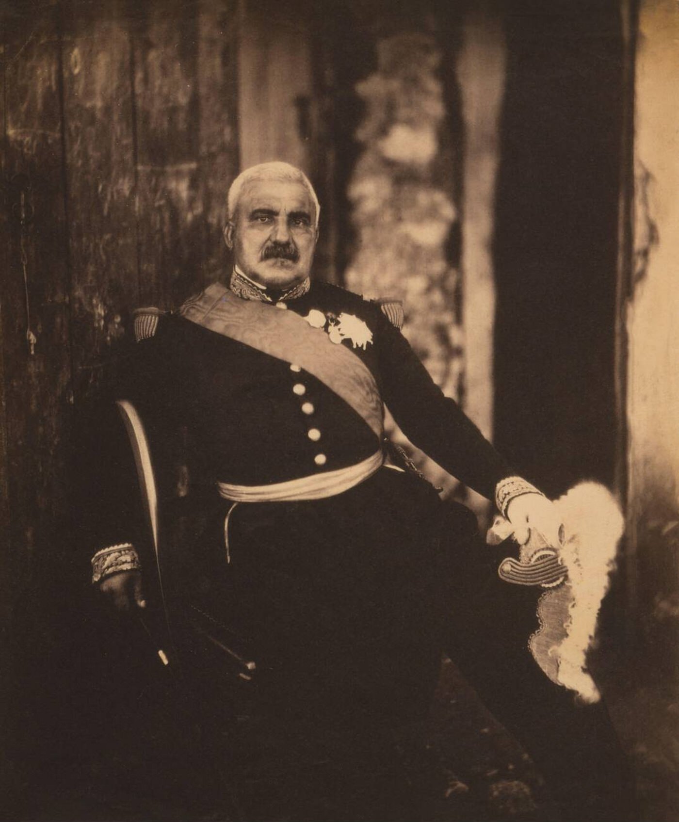 #40 French Marshal Aimable-Jean-Jacques Pélissier during the Crimean War, 1855.