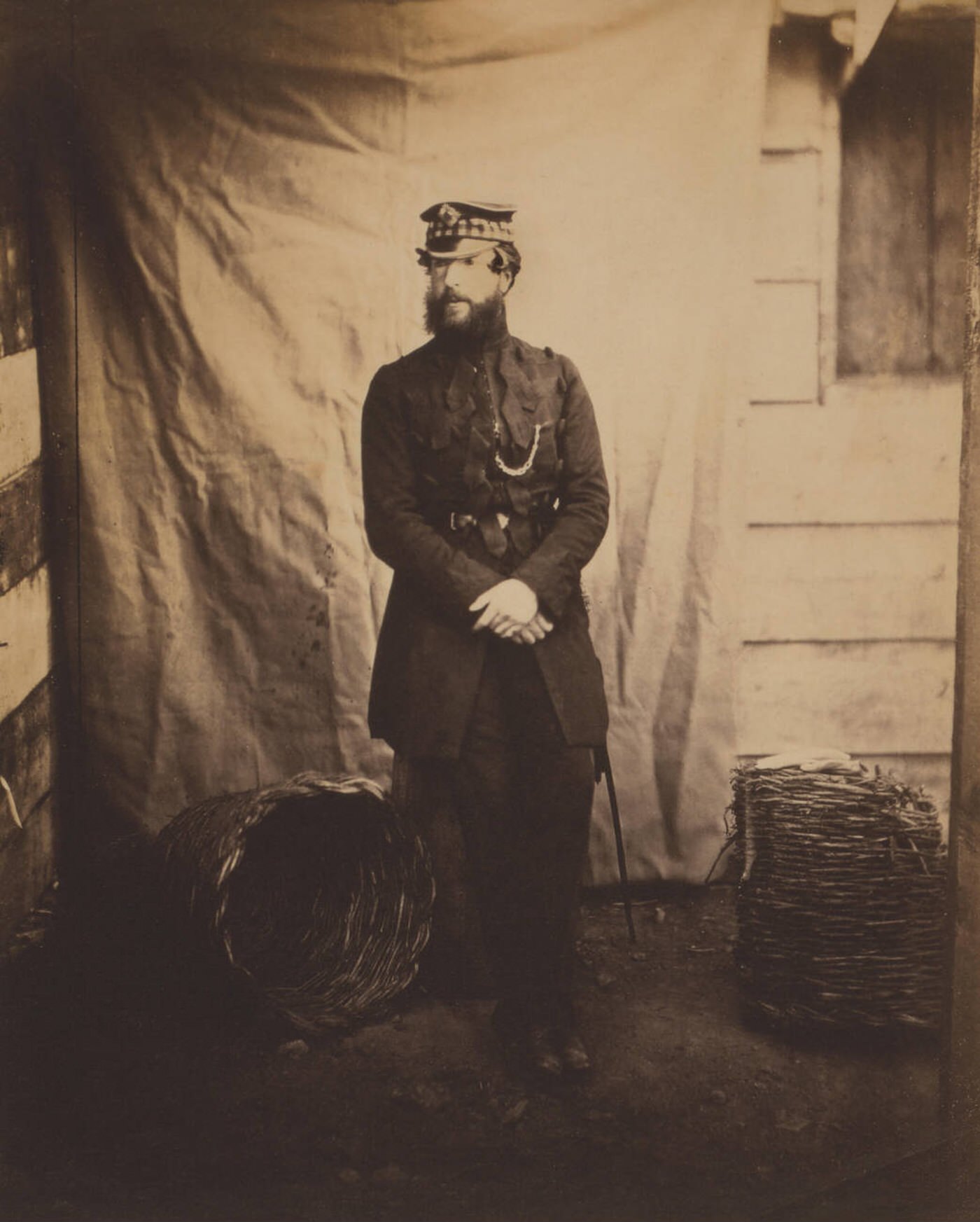 #47 British Captain Charles Holder during the Crimean War, 1855.