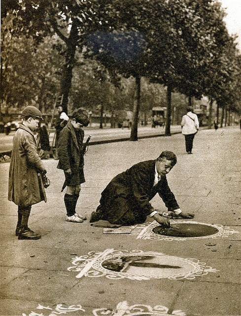 #11 Pavement artist, Victoria Embankment