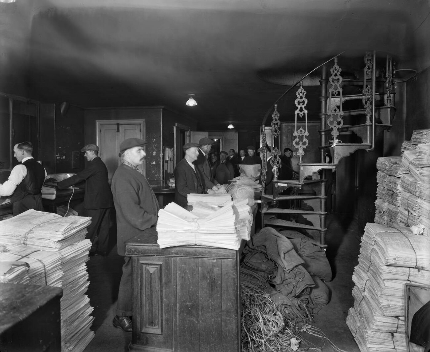 #44 Delivering the News, The Morning Post, London, 1920.