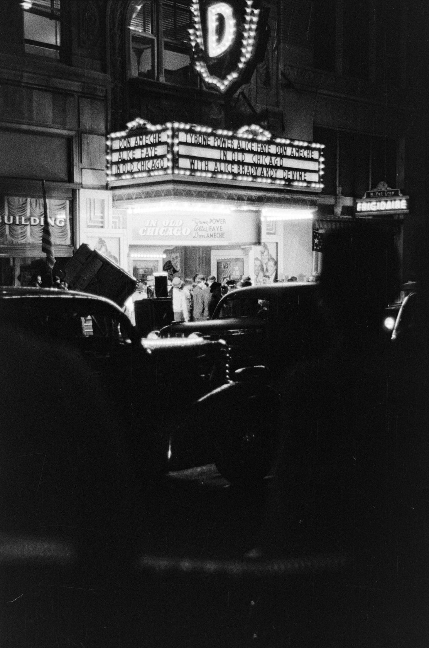 #111 The Southwestern Premiere of “In Old Chicago” at the Hollywood Theatre, Fort Worth, Texas, 1938.
