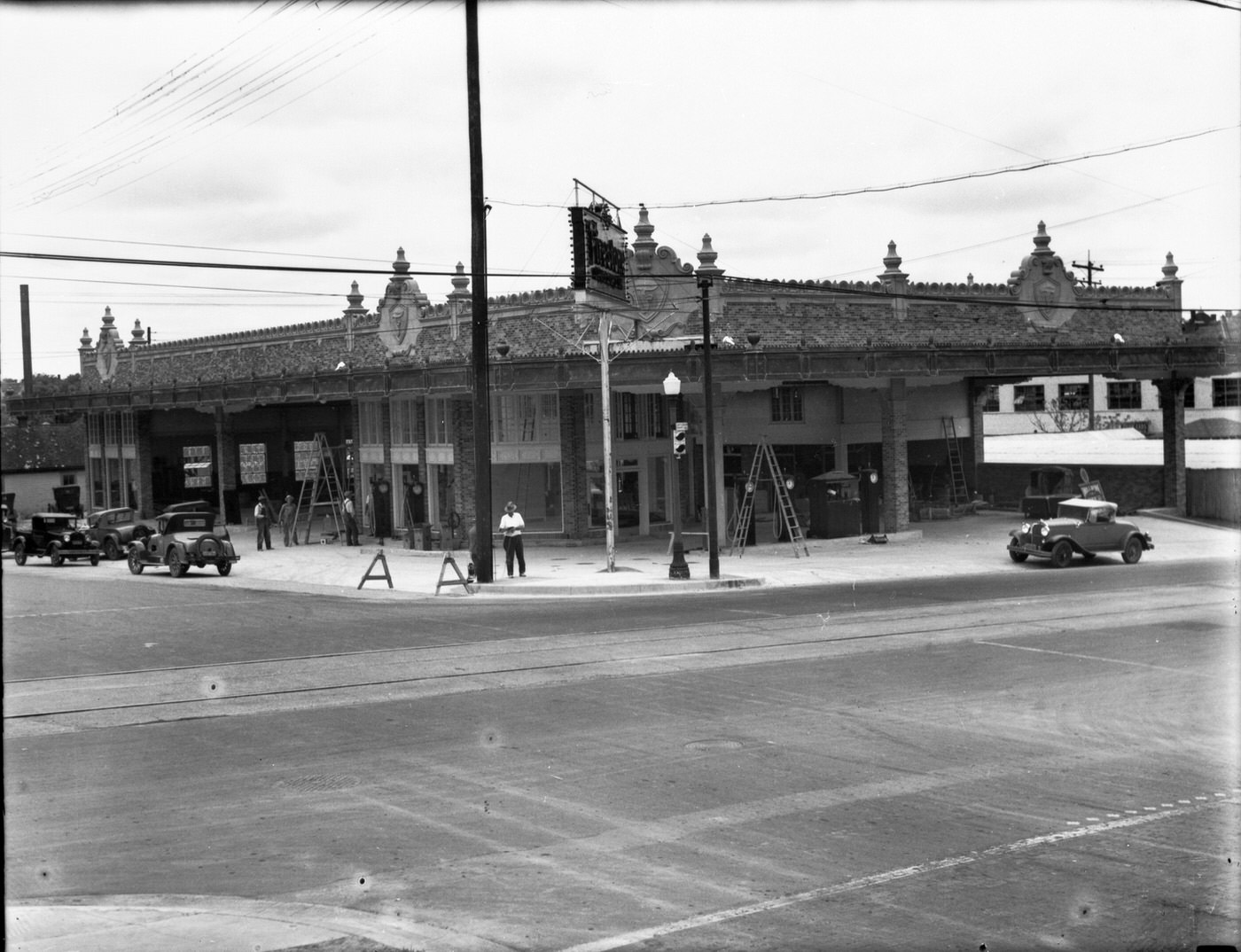 #9 Firestone building construction, Fort Worth, 1930