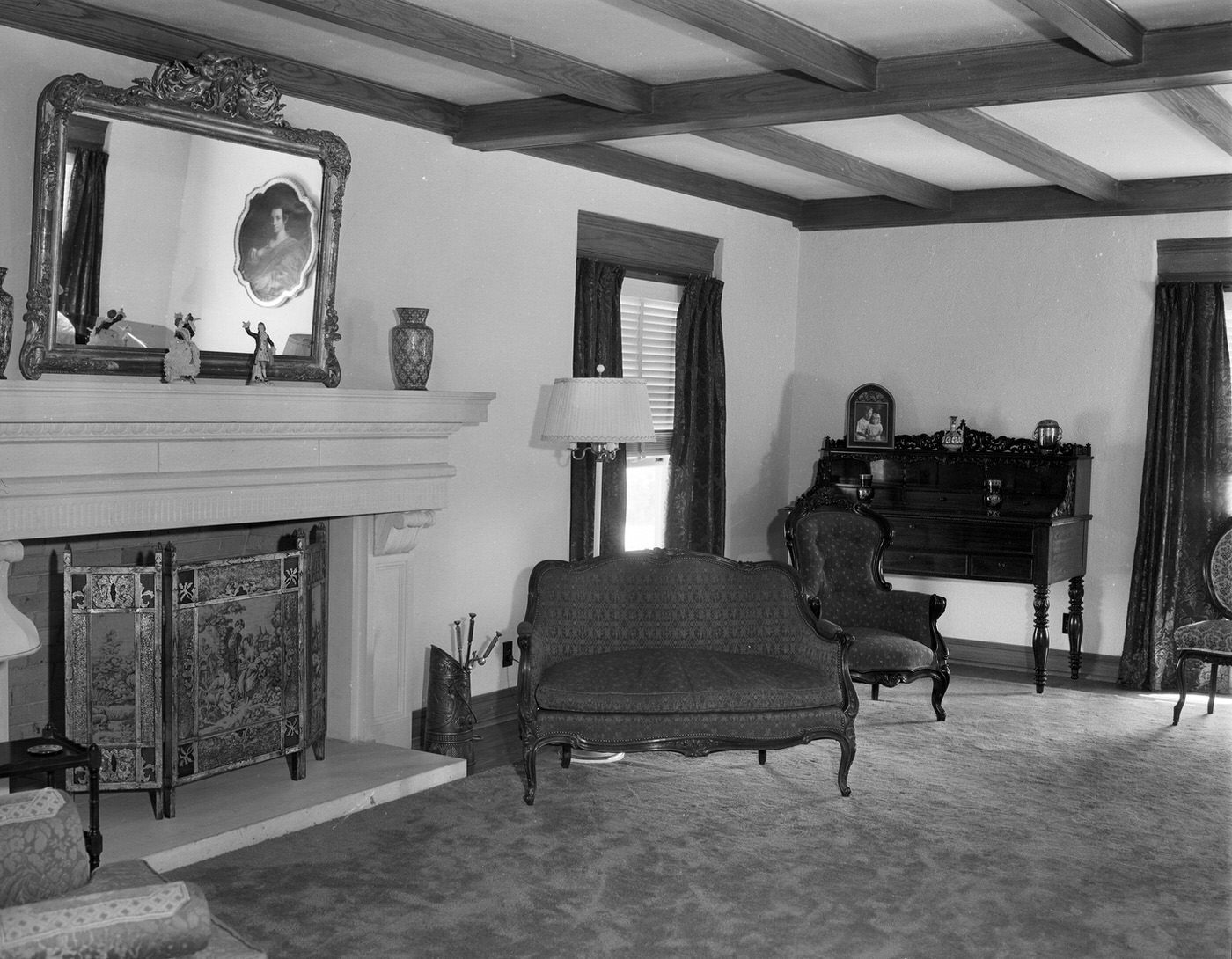 #40 Interior of Mr. and Mrs. W.E. McMahon’s home, Fort Worth, 1939