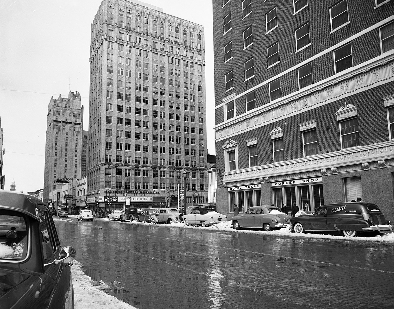 #99 Commercial Standard Building at 7th and Main, offices of the Commercial Standard Insurance Company, 1951.