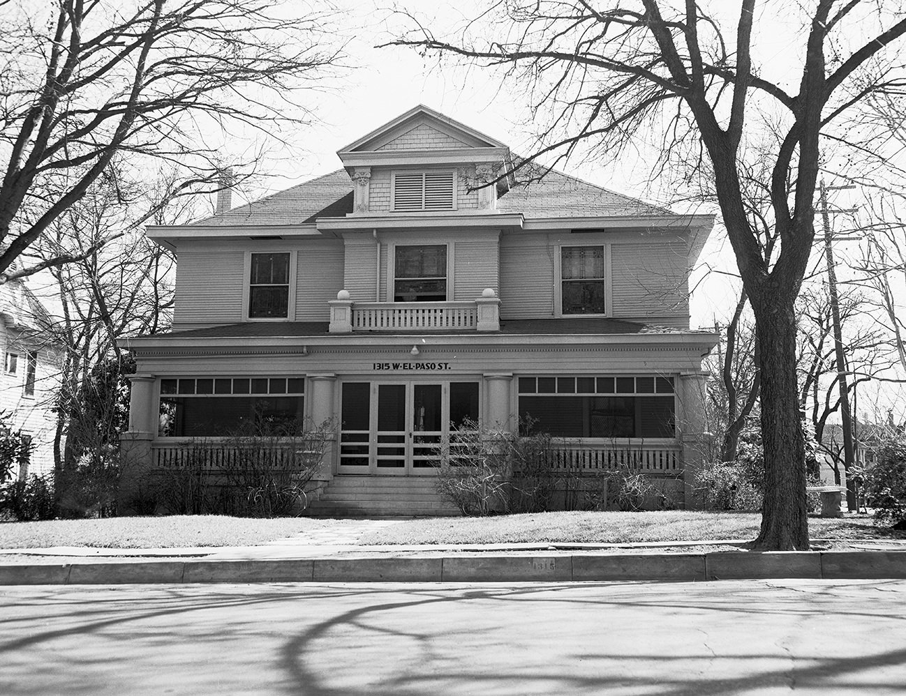 #36 The nameplate on the structure at 1315 W. El Paso Street changed to the Edna Gladney Home, 1950.