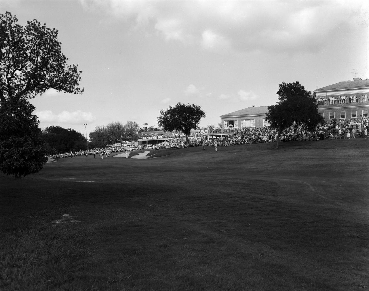 #45 Golfers playing at Colonial Country Club, Fort Worth, 1956.