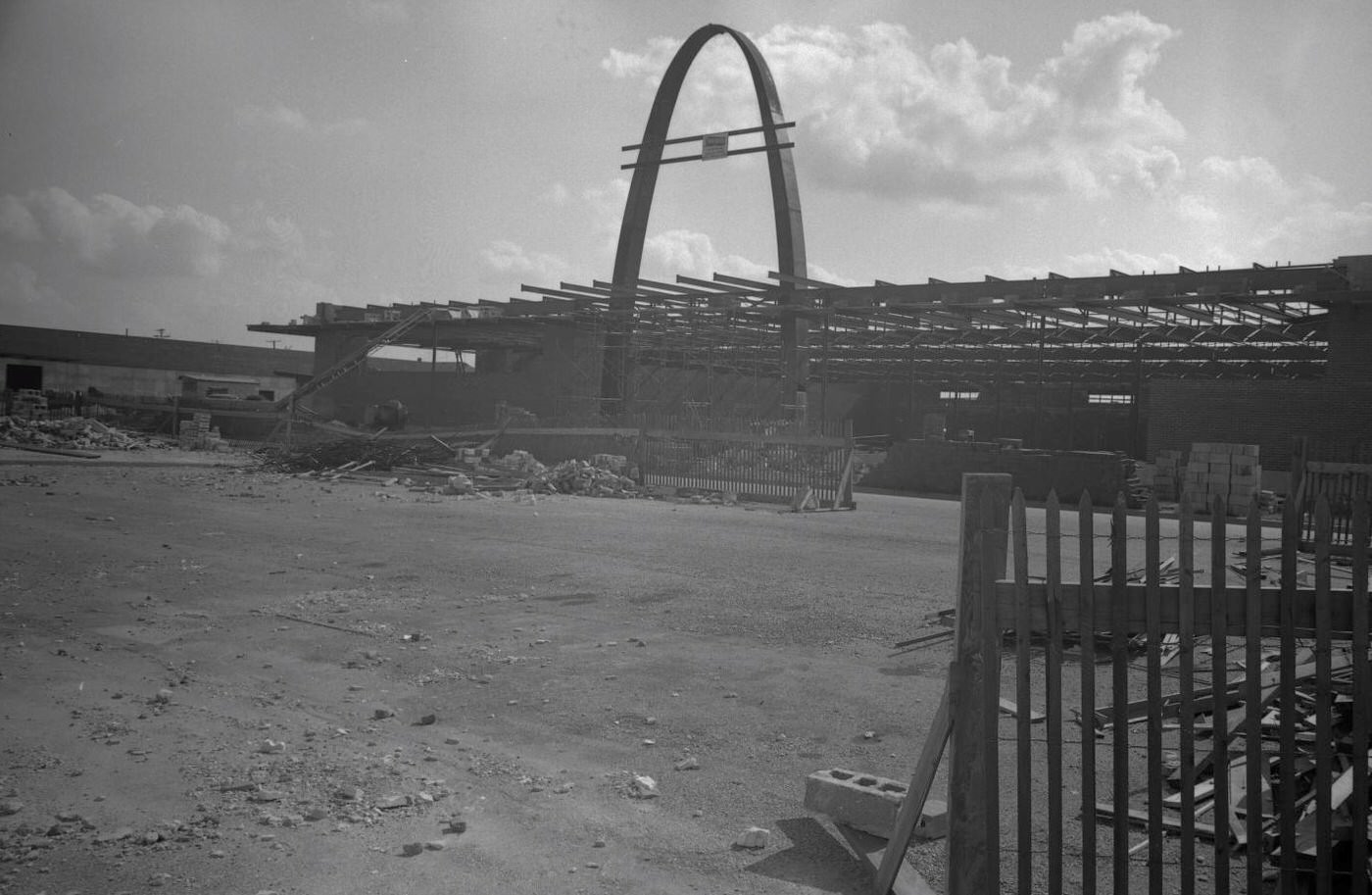 #23 Construction of the Westcliff shopping center in Fort Worth, 1952.