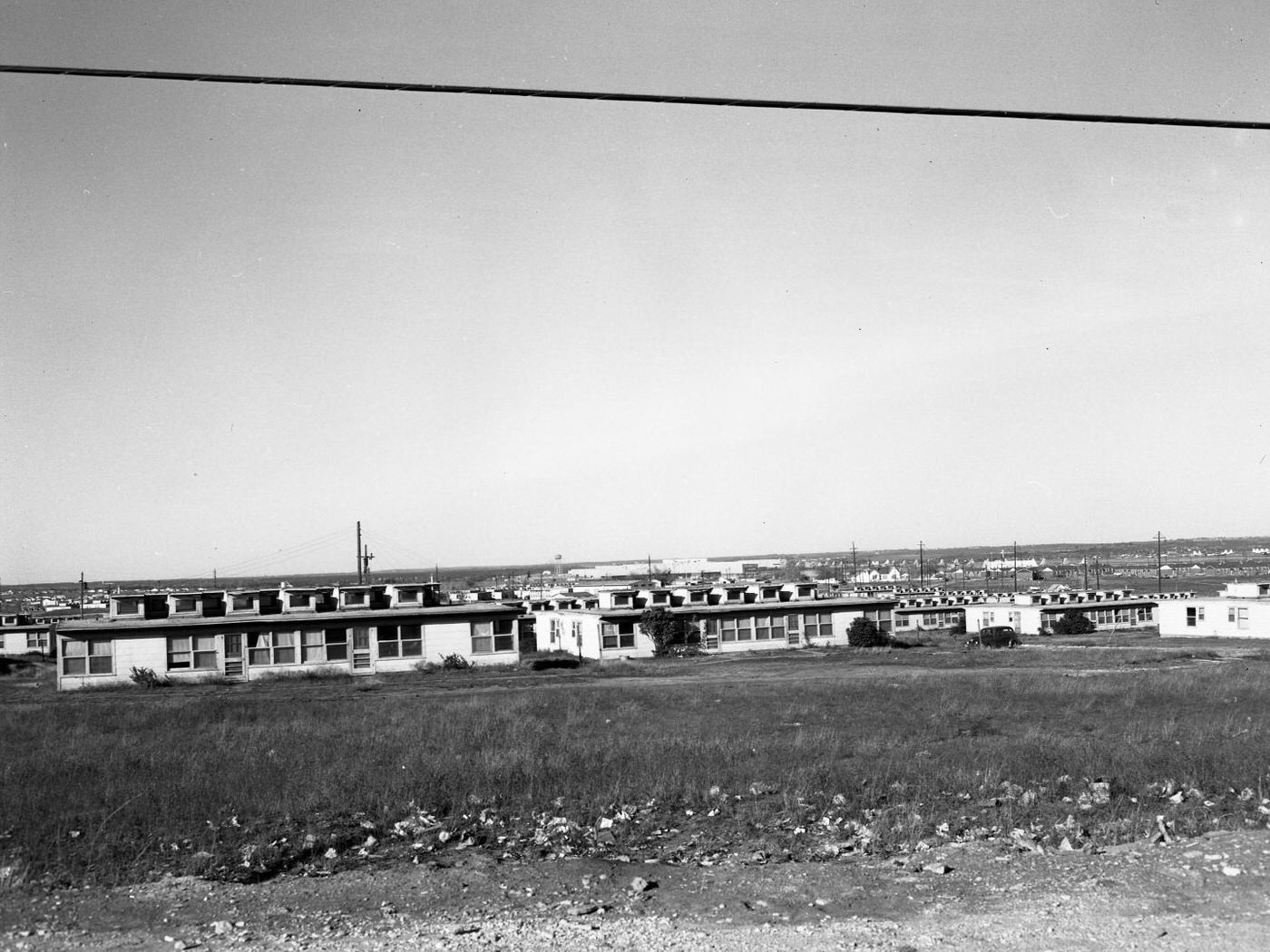 #40 Old homes from Liberator Village in Fort Worth, 1953.