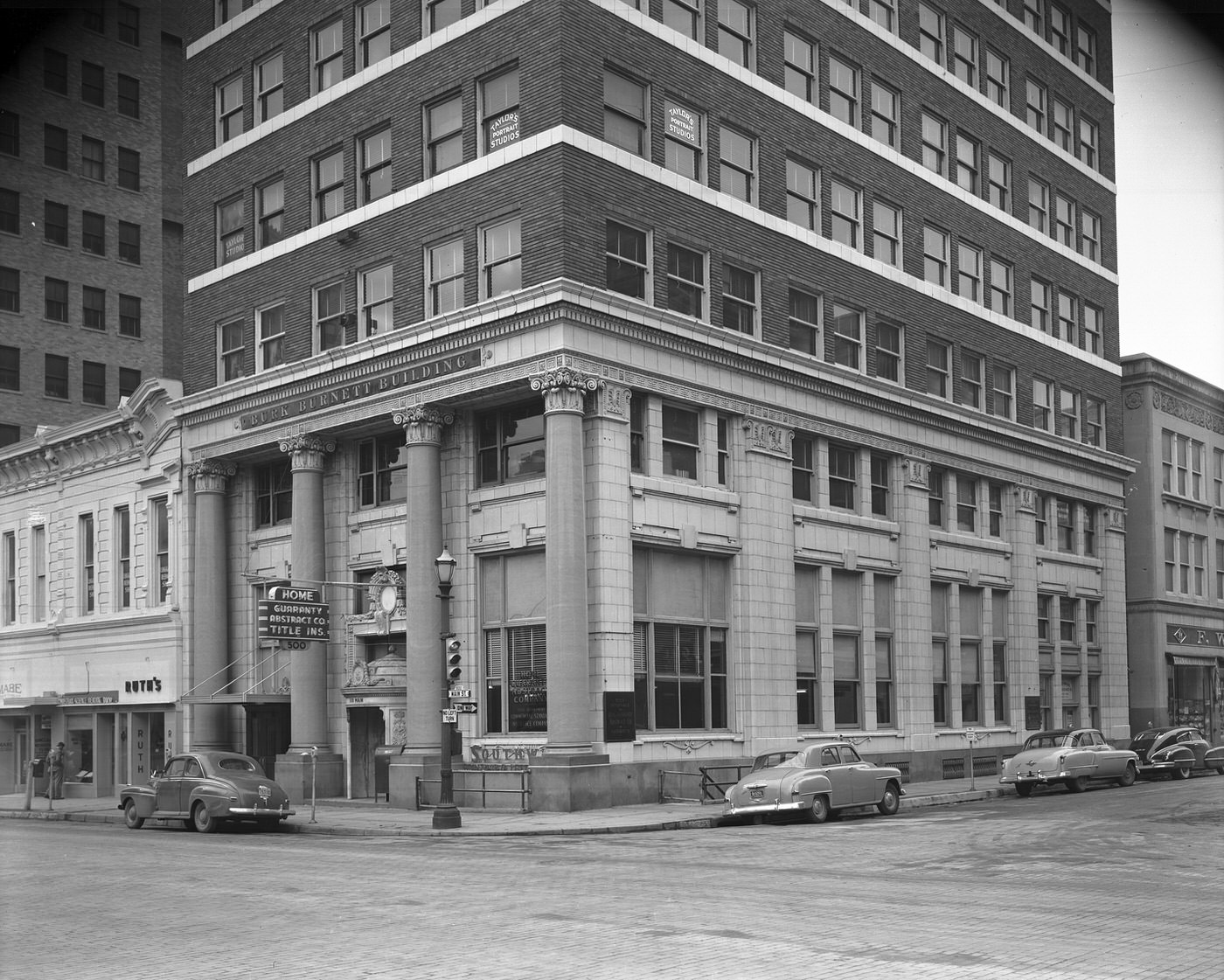 #64 Burk Burnett building on 500 Main Street, Fort Worth, Texas, 1952.