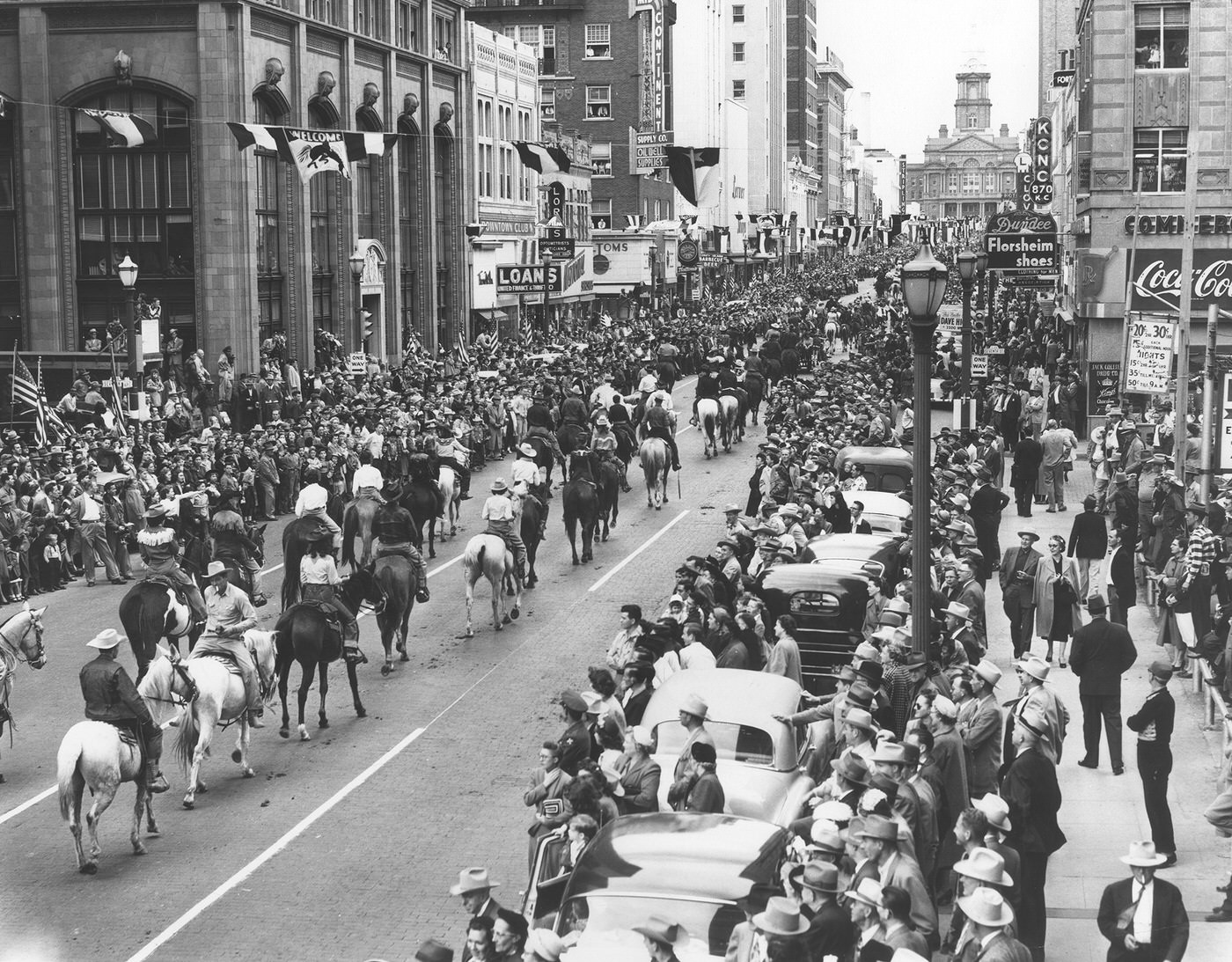 #85 Fort Worth Stock Show parade, 1953.